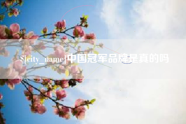 葫芦岛中国冠军品牌是真的吗