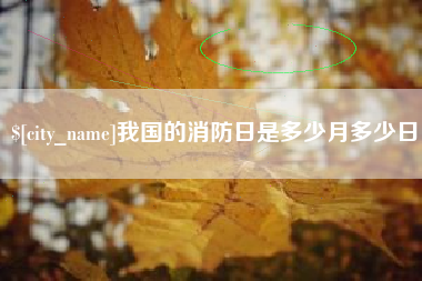 葫芦岛我国的消防日是多少月多少日