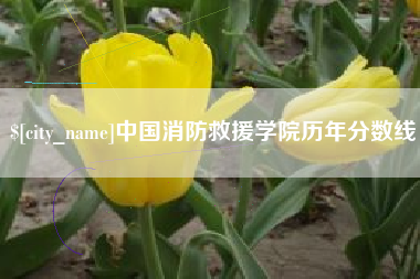 葫芦岛中国消防救援学院历年分数线