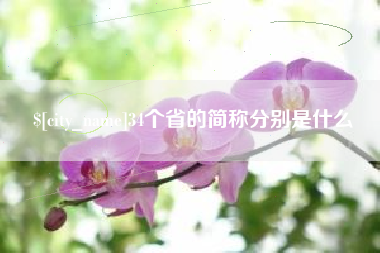 葫芦岛34个省的简称分别是什么