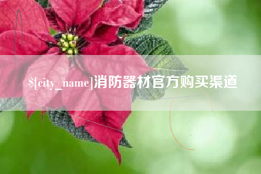 葫芦岛消防器材官方购买渠道
