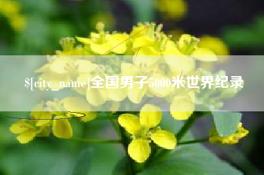 葫芦岛全国男子5000米世界纪录