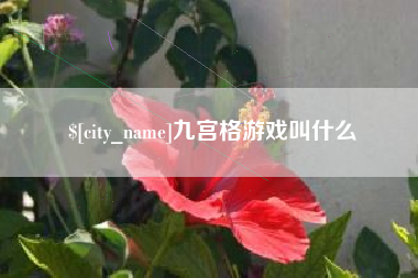 葫芦岛九宫格游戏叫什么