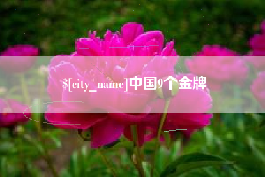 葫芦岛中国9个金牌