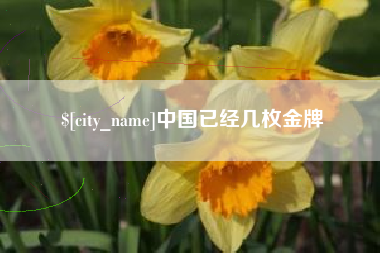 葫芦岛中国已经几枚金牌