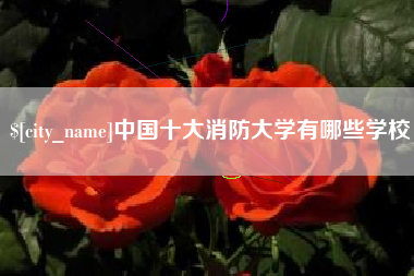 葫芦岛中国十大消防大学有哪些学校