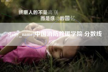 葫芦岛中国消防救援学院 分数线