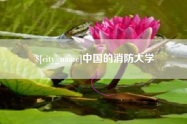 葫芦岛中国的消防大学