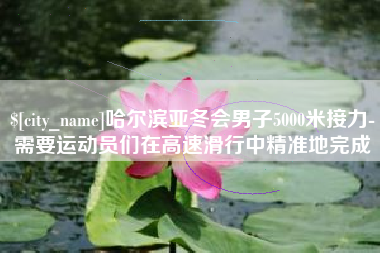 葫芦岛哈尔滨亚冬会男子5000米接力-需要运动员们在高速滑行中精准地完成