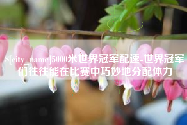 葫芦岛5000米世界冠军配速-世界冠军们往往能在比赛中巧妙地分配体力
