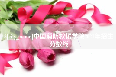 葫芦岛中国消防救援学院2021年招生分数线