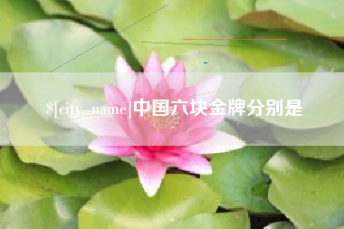 葫芦岛中国六块金牌分别是