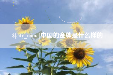 葫芦岛中国的金牌是什么样的